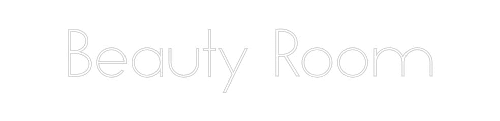 Neon personalizado: Beauty Room
