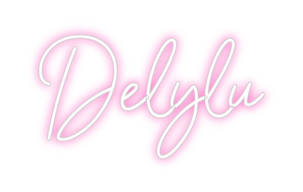 Neon personalizado: Delylu