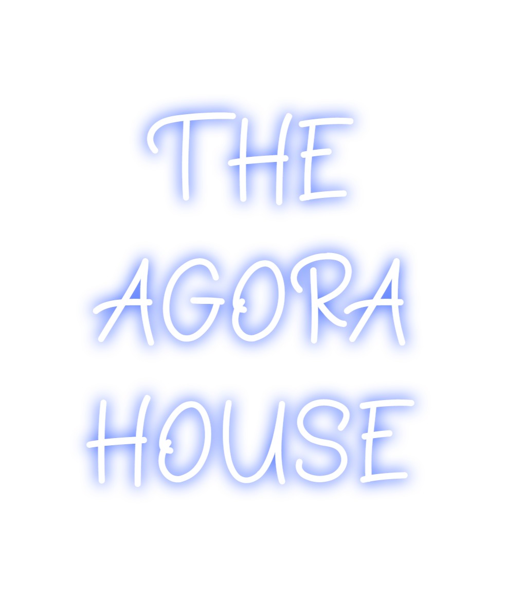 Neon personalizado: THE 
AGORA
...