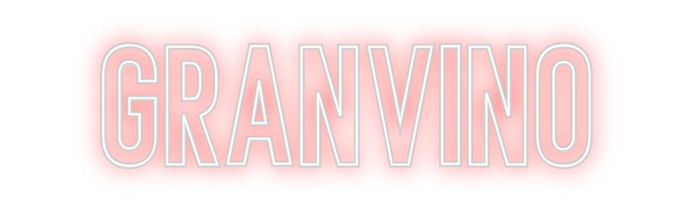Neon personalizado: GRANVINO