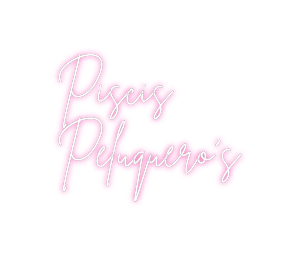 Neon personalizado: Piscis
Peluq...
