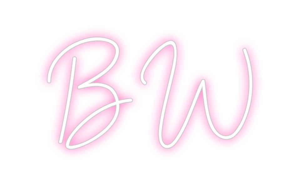 Neon personalizado: BW