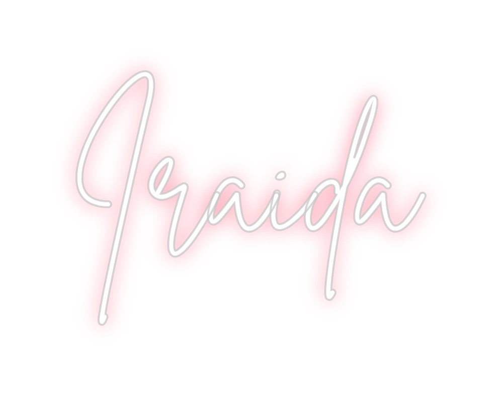 Neon personalizado: Iraida