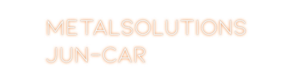 Neon personalizado: Metalsolution...