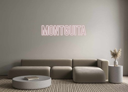 Neon personalizado: Montguita
