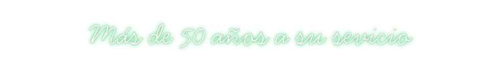 Neon personalizado: Más de 50 año...