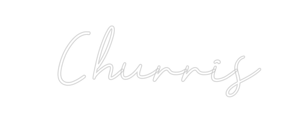 Neon personalizado: Churris