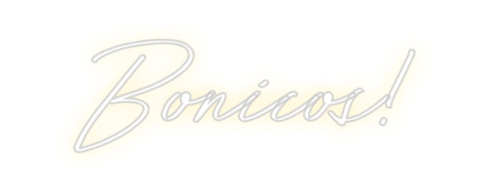 Neon personalizado: Bonicos!