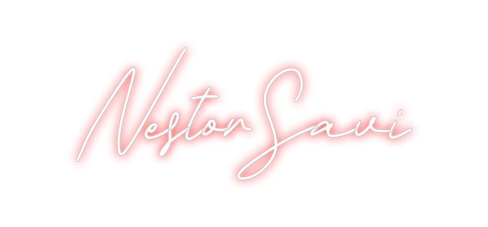 Neon personalizado: Nestor Savi