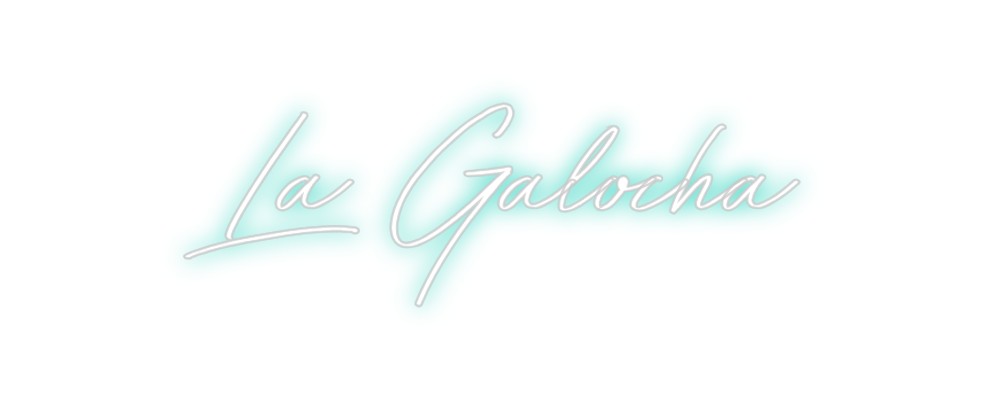 Neon personalizado: La Galocha