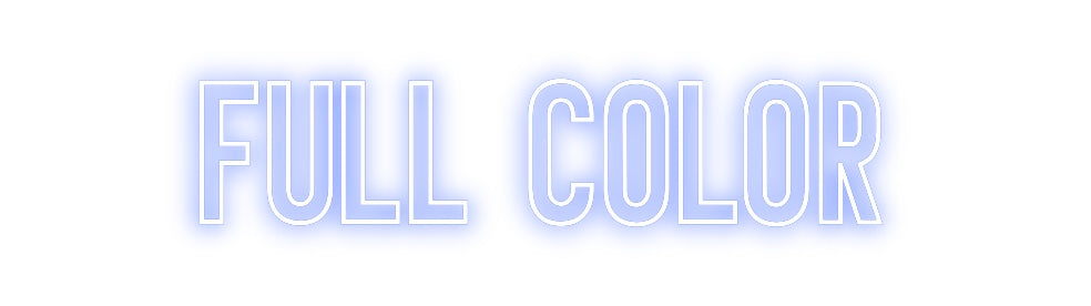 Neon personalizado: Full color