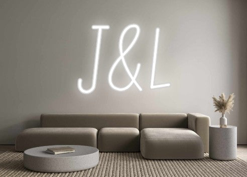 Neon personalizado: J&L