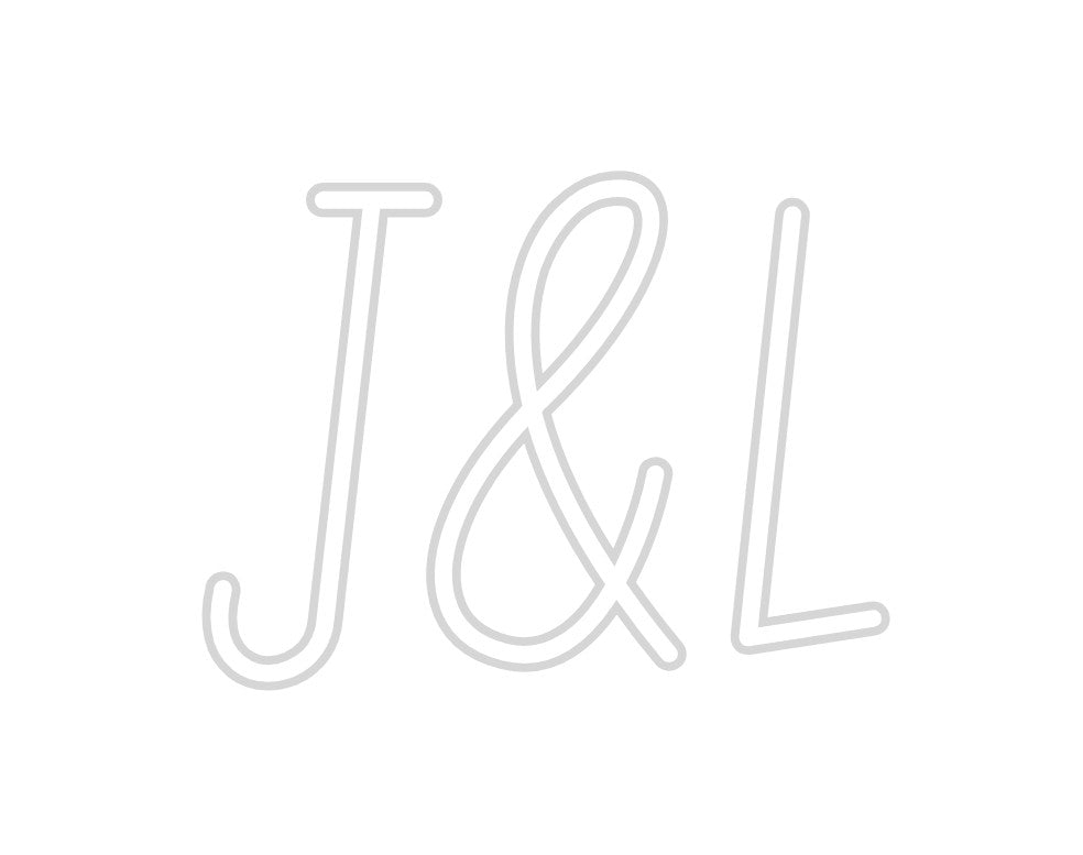 Neon personalizado: J&L