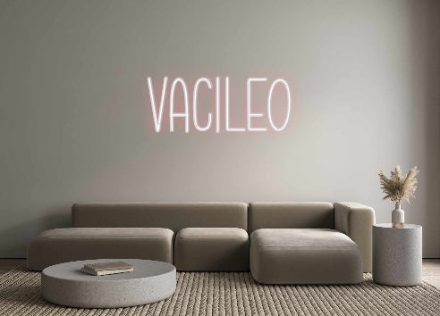 Neon personalizado: VACILEO