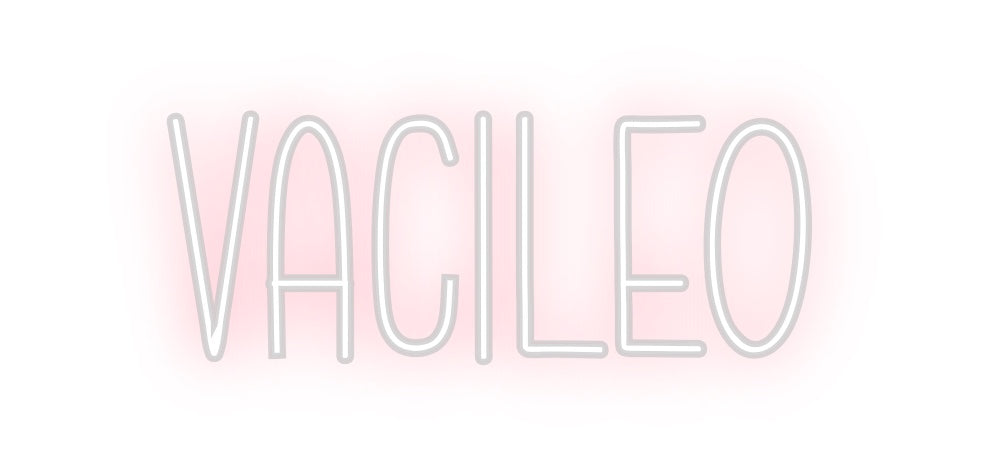 Neon personalizado: VACILEO