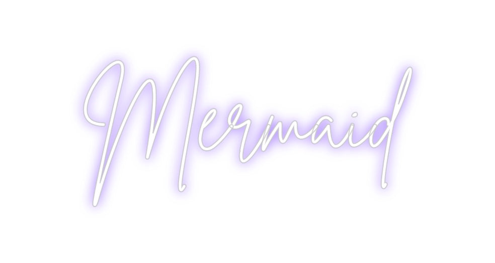 Neon personalizado: Mermaid