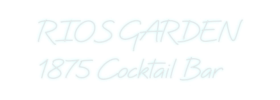 Neon personalizado: RIOS GARDEN
...