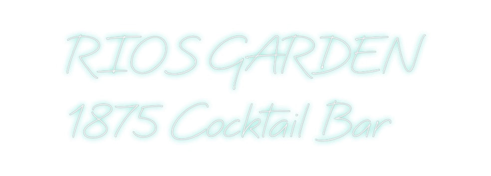Neon personalizado: RIOS GARDEN
...