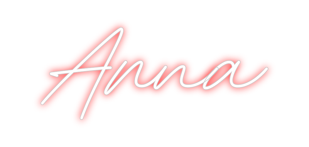 Neon personalizado: Anna