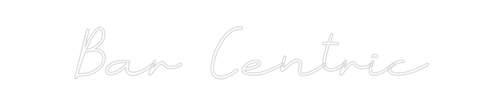 Neon personalizado: Bar Centric