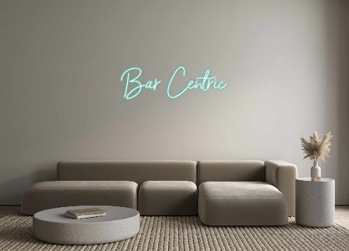 Neon personalizado: Bar Centric