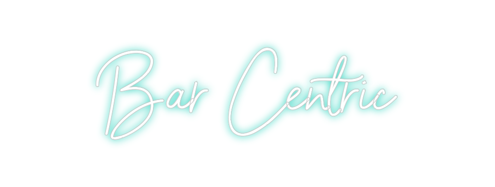 Neon personalizado: Bar Centric