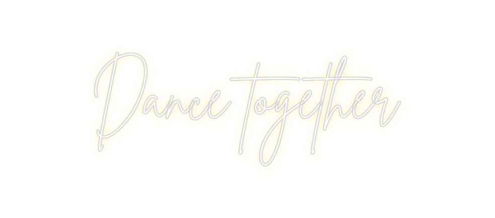 Neon personalizado: Dance together
