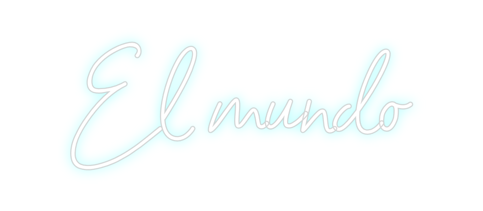 Neon personalizado: El mundo