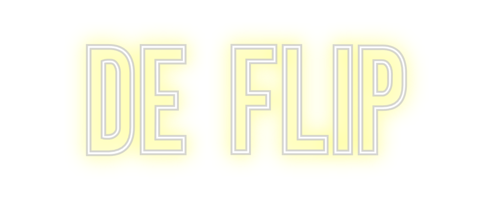 Neon personalizado: de Flip
