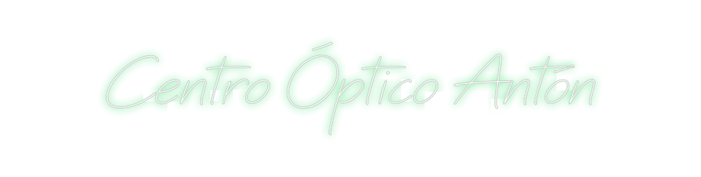 Neon personalizado: Centro Óptico...