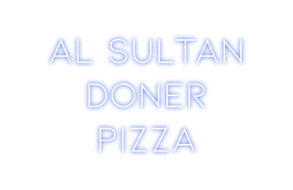 Neon personalizado: Al Sultan
Do...