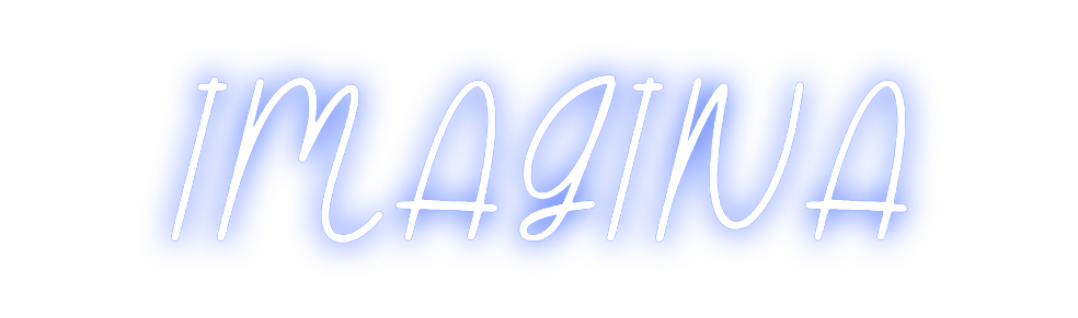 Neon personalizado: IMAGINA