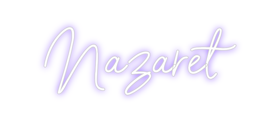 Neon personalizado: Nazaret