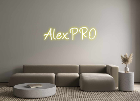 Neon personalizado: AlexPRO