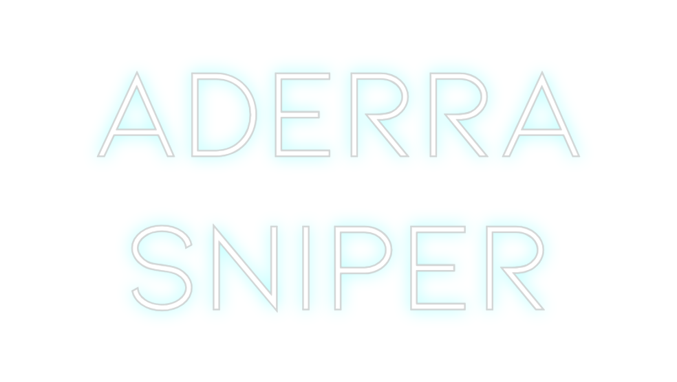 Neon personalizado: ADERRA 
 SNI...