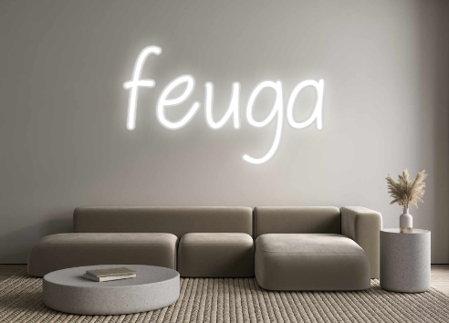 Neon personalizado: feuga