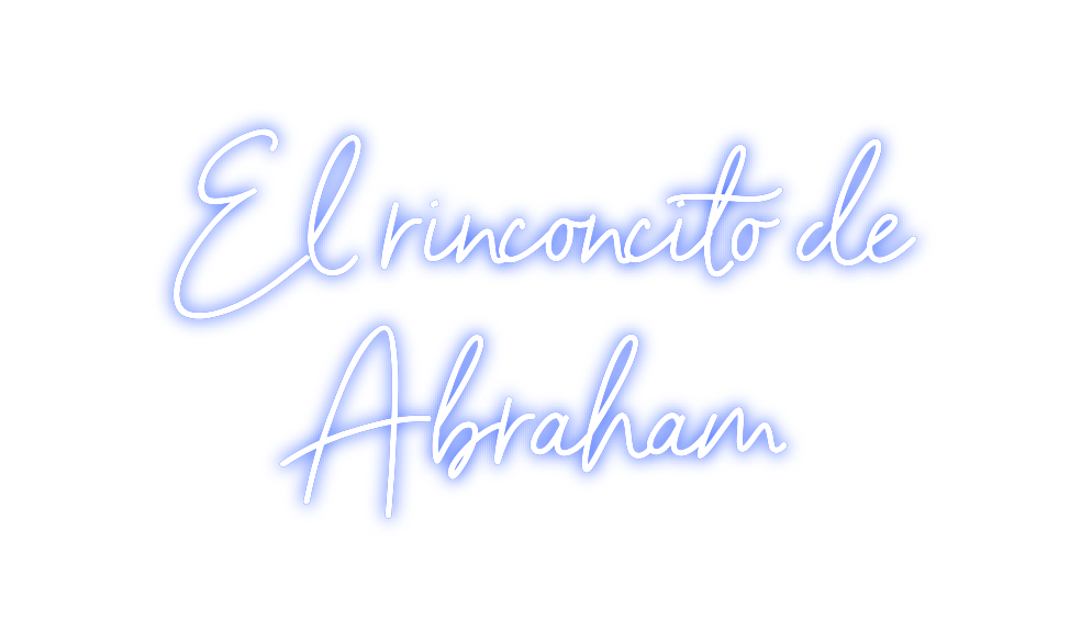 Neon personalizado: El rinconcito...