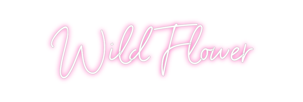 Neon personalizado: Wild Flower