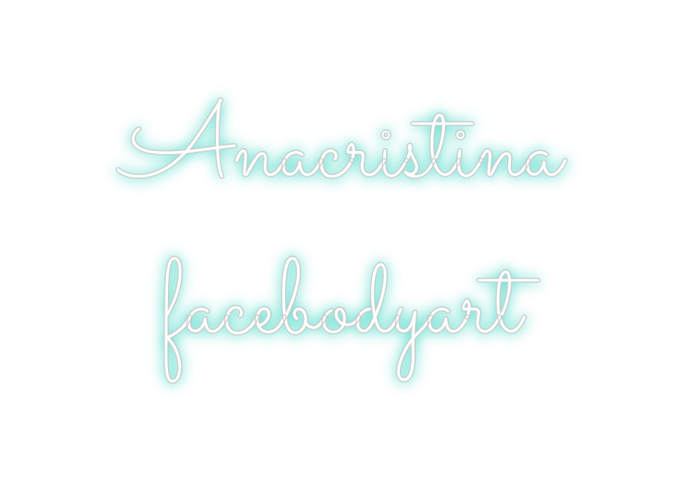 Neon personalizado: Anacristina
...