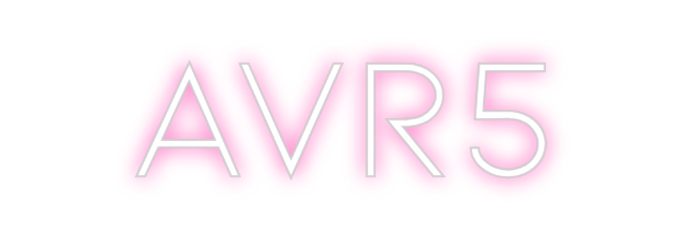 Neon personalizado: AVR5