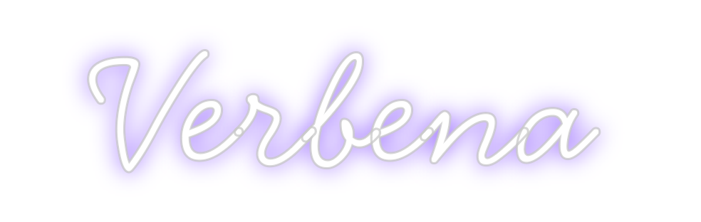 Neon personalizado: Verbena