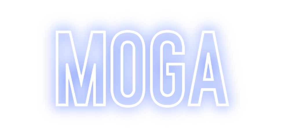 Neon personalizado: Moga