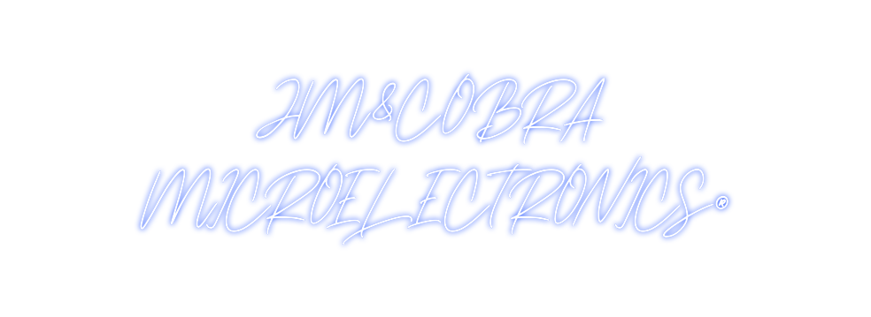 Neon personalizado: JM&COBRA
MIC...