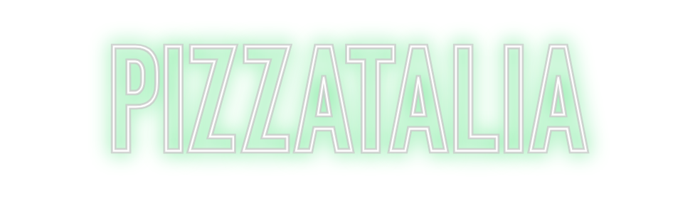 Neon personalizado: Pizzatalia