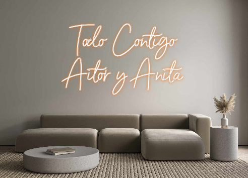 Neon personalizado: Todo Contigo...