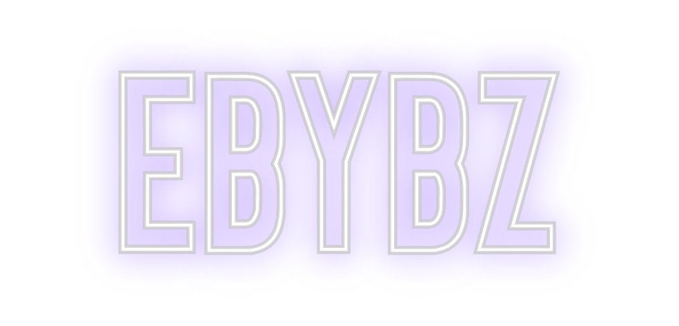 Neon personalizado: EBYBZ