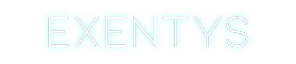 Neon personalizado: EXENTYS