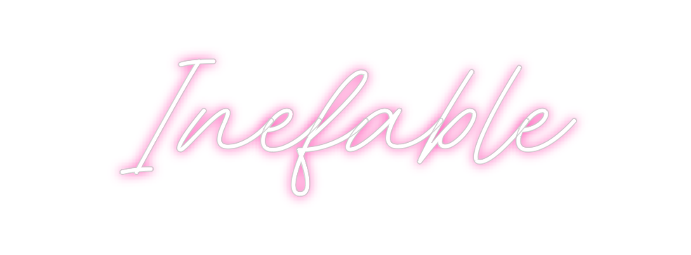 Neon personalizado: Inefable