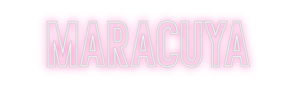 Neon personalizado: MARACUYA
