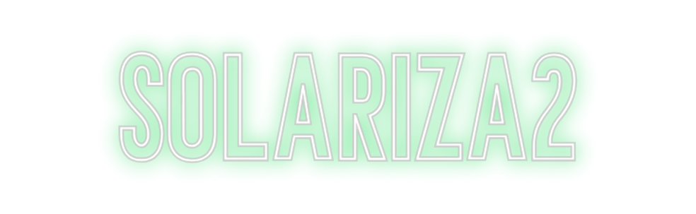 Neon personalizado: Solariza2
